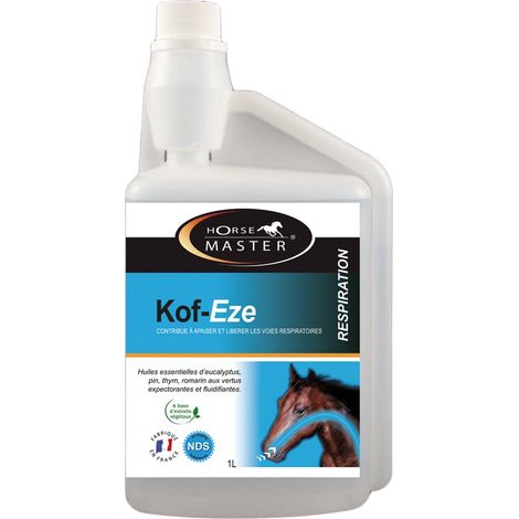 Kof-Eze mangime complementare per cavalli indicato per il benessere dell’apparato respiratorio 1 lt