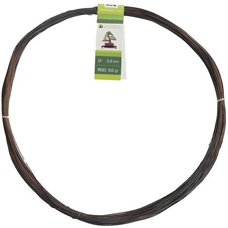 Filo di rame ricotto Geotools 0,6 mm per bonsai, 500 gr