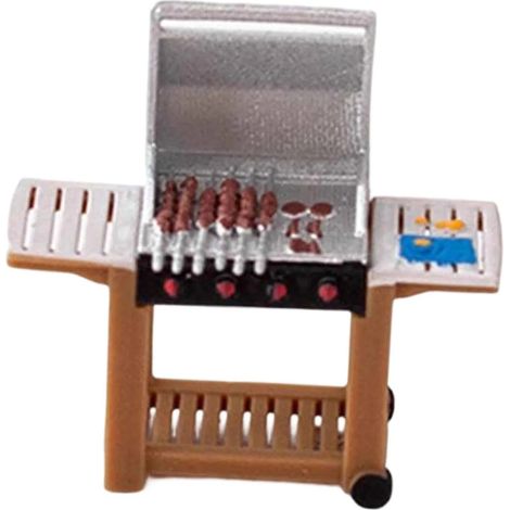 Barbecue miniature à l'échelle 1/64, décoration (1/5)