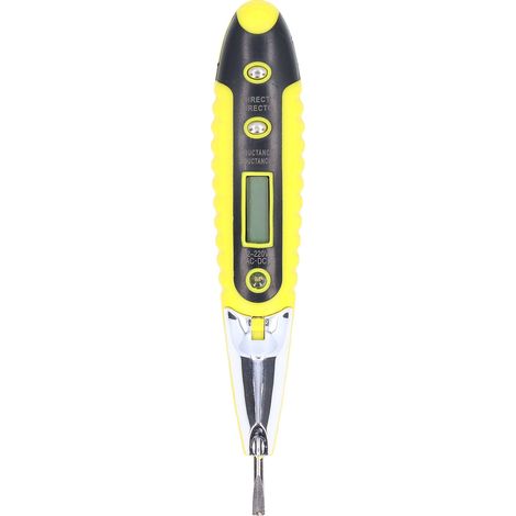 Stylo testeur électrique numérique multifonctionnel à LED, détecteur de tension de circuit sans contact 12 V à 220 V pour usage domestique-AquaForge