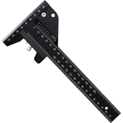 Schreiner-DIY-Werkzeuge Zimmerei-Holzritzlineal Holzritzlineal Messen Zimmermanns-Markierungswerkzeug Holzbearbeitungs-Ritzung (1/5)
