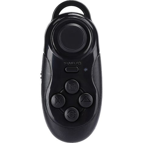 Mini-Bluetooth-Fernbedienung für Smartphones, VR-Brillen und Spiele – Schwarz (1/5)