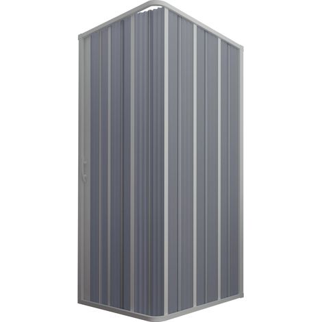 Box doccia angolare a soffietto con profili in PVC da (1/5)