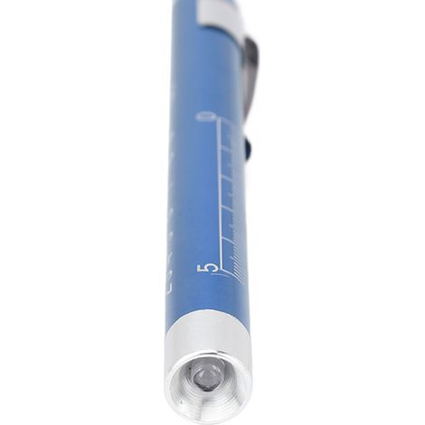 Lampe stylo LED blanc, lumière froide, tête concave en aluminium, éclairage médical pour gorge, bleu (1/5)