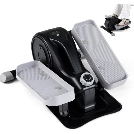 COSTWAY Appareil Elliptique de Bureau Portable avec Écran LCD (Noir) (1/5)