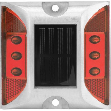 Le marqueur de sol d'énergie solaire de LED allume la pointe extérieure imperméable d'autoroute de route d'allée LampRed (1/5)