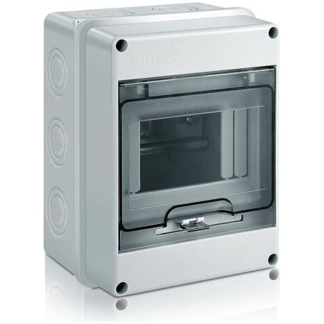 Coffret électrique étanche extérieur IP65 – Boîtier de distribution en saillie – Résine ABS pour installation sécurisée – 160 x 120 x 93 mm