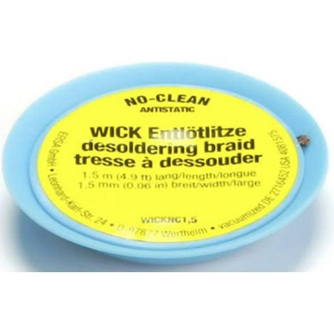 Ersa 0WICKNC1.5/SB trenza para desoldar neutra 1,5 mm