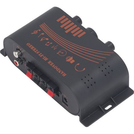 Mini amplificatore di potenza stereo HiFi a 2 canali da 40 W DC12V per casa, auto e TV (1/5)