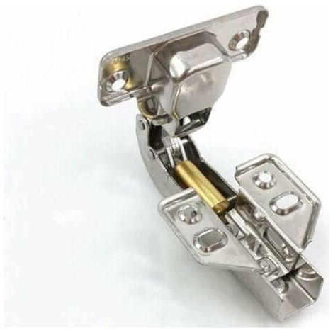 YMYNY 2pcs Cabinet Hinge 180 Degree Hinge 90 Degree Hinge Soft Close Cabinet Corner Door 4 Holes (1/5)