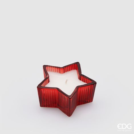 EDG Enzo De Gasperi Candela Stella H 4 Cm D 8,5 Cm Princes of the Night Scatola Regalo