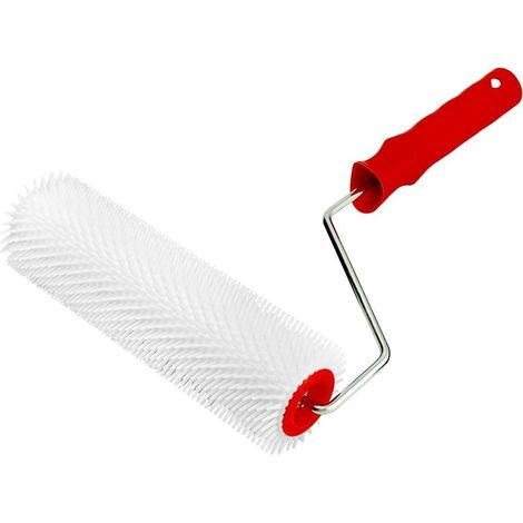 Rouleau débulleur 23 cm -Dents de 15 mm - Rouleau d'aération pour sol,Rouleau débulleur, Rouleau débulleur ragréage,Idéal pour tout type de sol,S'adapte à toutes les perches (1/5)