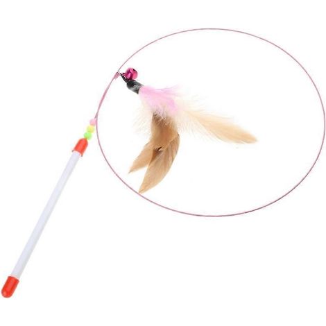 Baguette à chat en forme de bâtonnet, jouet pour chaton, accessoire pour chat - Plume (1/5)