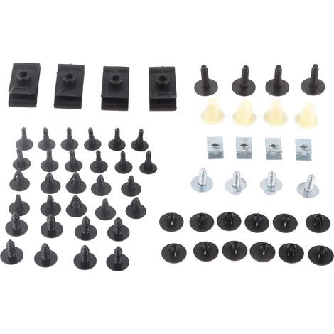 50 attaches clips de retenue pour cache moteur, pare-boue et panneau de protection, vis de fixation compatibles Avensis (1/5)