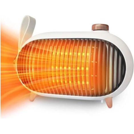 Radiateur Soufflant Électrique 500W PTC Céramique Silencieux, Chauffage d'appoint 3 Modes (1/4)