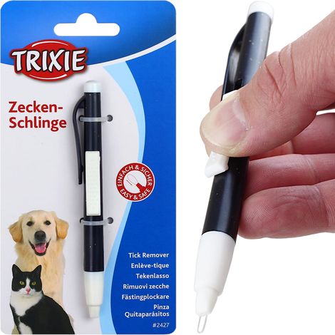 Trixie Lasso, pinzette, strumento per la rimozione delle zecche per cani e gatti