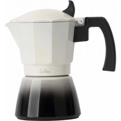 Cafetera Italiana Jata HCAF2406 de 6 Tazas en Aluminio para Gas y Vitro (1/5)