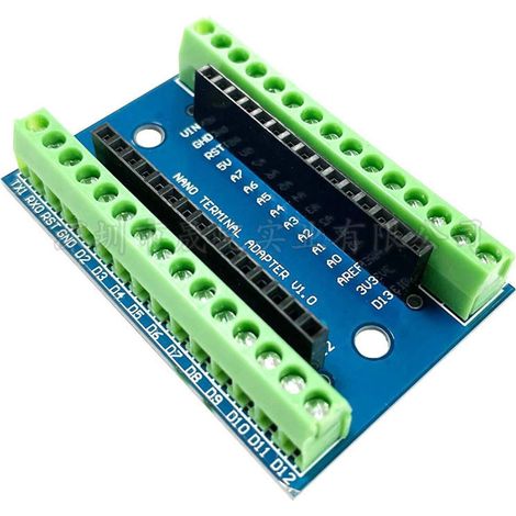 Adaptateur D'Extension De Broches - Pour Arduino Nano V1.0 - Carte Prémontée Sans Soudure - 55 x 36 8 Mm - 1 Pièce (1/5)