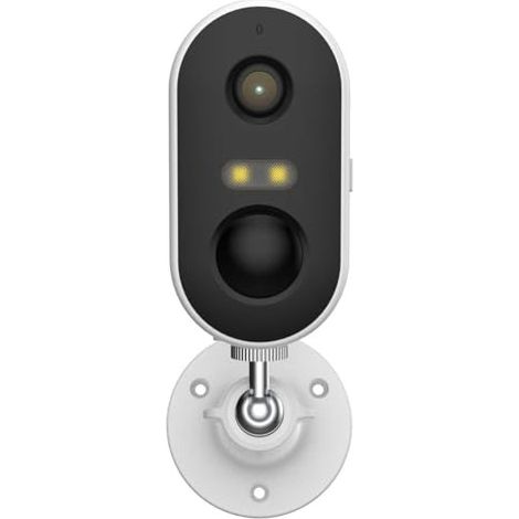 ARENTI GO1 - Cámara de vigilancia IP inalámbrica 100% inalámbrica de 3 MP, Funciona con Pilas, con reconocimiento de Personas basado en IA