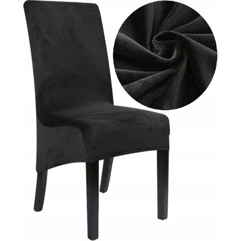 COPERTURA per POLTRONA INCLINATA XXL, VELLUTO NERO