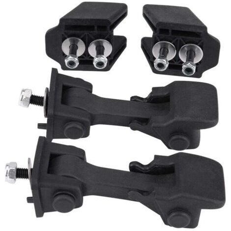 BUNTHAUS PA Lot de 2 Loquets de Sécurité et Supports pour Capot Jeep Wrangler JK 2007-2016 (1/4)
