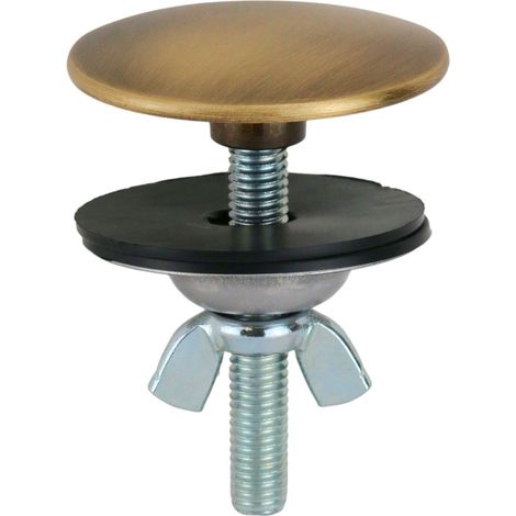 Tappo copriforo in colore bronzo antico Ø49 mm universale per ceramiche De Borri W-TCSC/B Bronzo