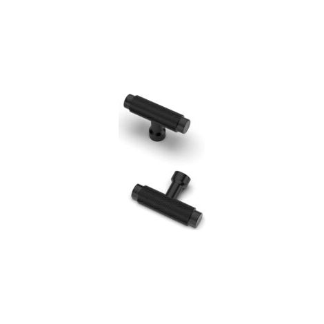 10 pezzi di pomelli per porte, maniglie per mobili, maniglie per armadi, maniglie per cucina, maniglie per cassetti - Nero opaco - Crezuo