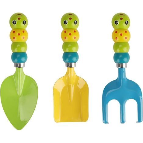 Lot de 3 Mini Pelles, Râteau, Bêche Durable Pour Pot de Fleurs, Outils de Jardinage en Abs et Fer, Outils de Jardinage Portables Pour Semis, Entretien Des Plantes D'Intérieur et D'extérieur (1/5)