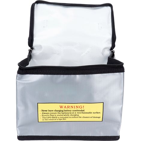 Sac de sécurité ignifuge pour batterie Lipo, étui portable anti-explosion pour protection des batteries.