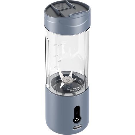 Extracteur de Jus Maison Pileur de Glace Auto-nettoyant USB Rechargeable Portable Mélangeur 12 Lames Tasse (1/5)