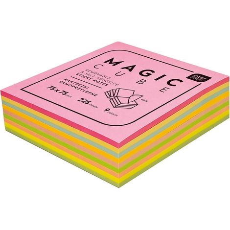 Magischer Würfel Haftnotizen 75x75mm 225K