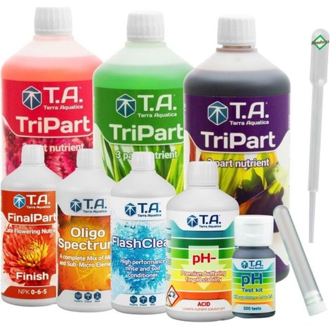 T.A. 8-Teiliges Dünger Set XL Tripak – Grow Nährstoff Kit (1/2)