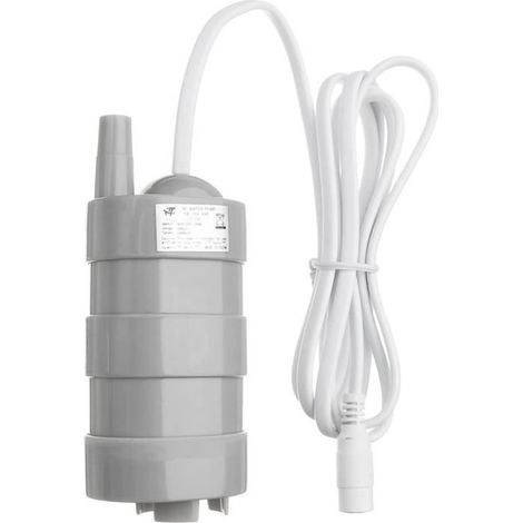 Pompe à Eau DC 12V pour Aquarium Pompe à Eau Submersible magnétique 5M 600 1000L-H étang à Poissons Jardin Bateau Pompe à Eau (998) (1/4)