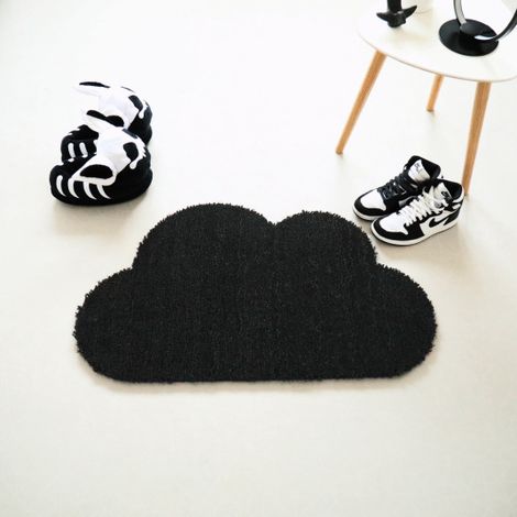 Paillasson Coco - Nuage - Noir - 50 x 85 cm (1/4)