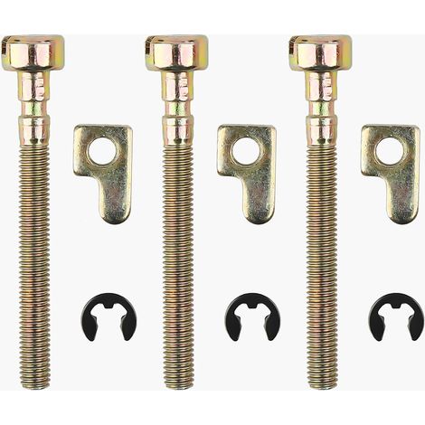 CCYKXA (5,6 × 1 × 1 cm) Kettenspannerschraube, 3-teiliges Kit für Husqvarna 36 41136 136LE 141 141LE 137 137E 142 142E 235 240 Ersatz-Kettensägenteile (1/4)