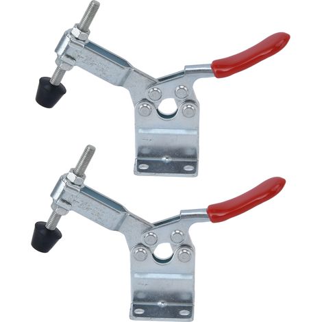 Lot de 2 pinces de serrage rapide manuelles, étau à pression directe GH-201-BHB (1/5)
