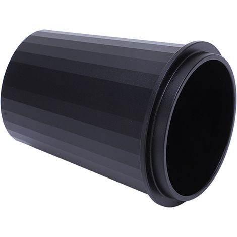 51-mm-Kaffeefilterhalter aus tiefschwarzem Flugzeugaluminium, Kaffeemahlpulversieb, Aromabecher, Dosierzubehör (1/5)