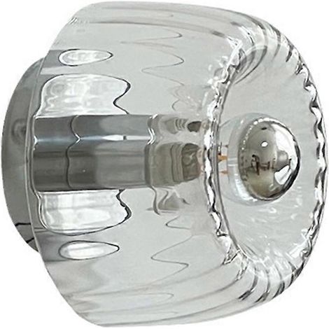 Moderne Glaswandleuchte, kompatibel mit einer E14-Glühbirne, dekorative Lampe, geeignet für Schlaf- und Wohnzimmer (1/5)