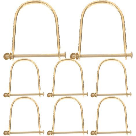 Lot de 4 rivets pour tige d'éventail pliant - Fixations métalliques - Accessoires pour la réparation et le remplacement d'éventails pliables en bambou et papier (1/5)