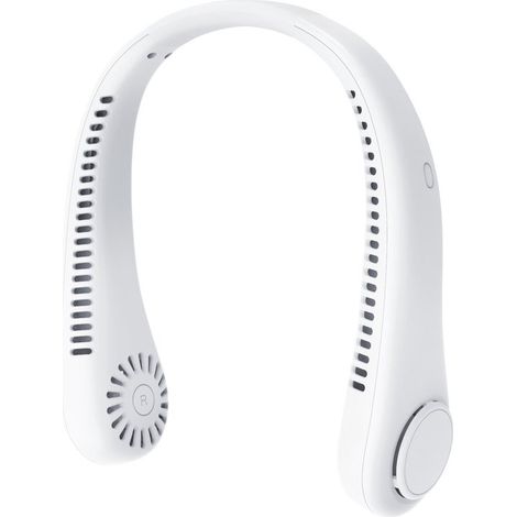 Nackenventilator，Mini-Handventilator，USB-Ventilator ohne Rotorblätter，3 Geschwindigkeitsstufen，15 Stunden Betriebsdauer (1/2)