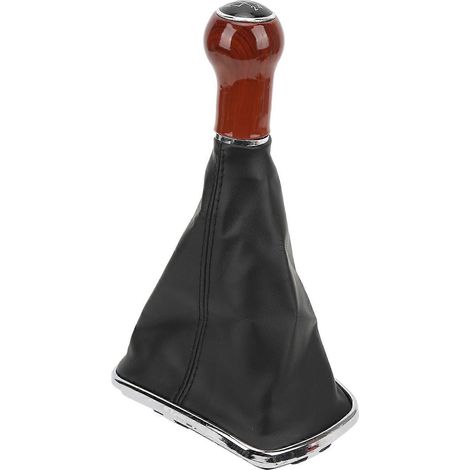 Housse Anti-Poussière Levier de Vitesse Manuelle Protection en Cuir PU Remplacement pour Bora Mk4 1999-2004, Sacoche de Transmission Souple (1/5)