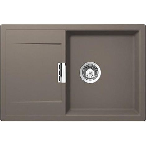 Schock Einbauspüle Cristadur Mono D-100 A Silverstone SIL Exzenterbedienung (1/3)