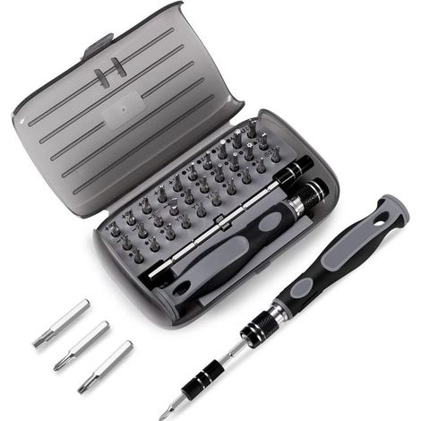 Jeu de Tournevis de Précision 32 en 1 Magnétique avec Embouts CRV 60HRC pour Réparation PC MacBook iPhone et Électronique (1/5)