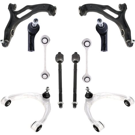 KIT BRACCIO OSCILLANTE 10 PEZZI COMPATIBILE CON VW TOUAREG (7LA, 7L6, 7L7) 2.5 R5 TDI / Kit Sospensione Completo OE/OEM / Bracci Oscillanti + Testine Sterzo / Sostituzione Diretta OEM