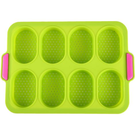 Silicone 8 Grid French Loaf Pan (1/5)