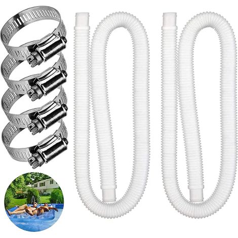 2pcs tuyau de remplacement de piscine pour pompe de filtre de piscine (59x1,25 pouces) (1/5)