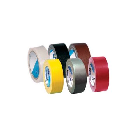 NASTRO TELATO- - mm.38x2,7mt. colore rosso - 4 blister