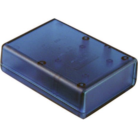 Boîtier portatif Hammond Electronics 1593QTBU ABS bleu (transparent) 112 x 66 x 28 1 pc(s)