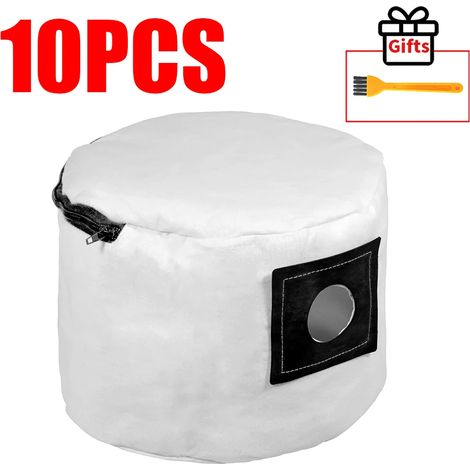 (10 pièces) Sacs à poussière réutilisables à fermeture éclair Compatibles avec les aspirateurs Numatic Henry Hetty James Edward AS200, pièces de rechange en tissu non tissé (1/4)
