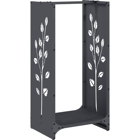 Maison Exclusive - Rastrelliera per Legna da Ardere Antracite 40x30x80 cm